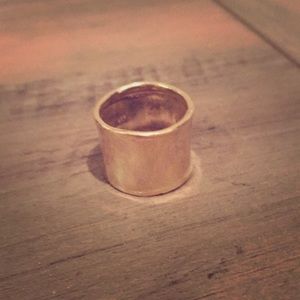 Silpada Hanmered Cuff Ring